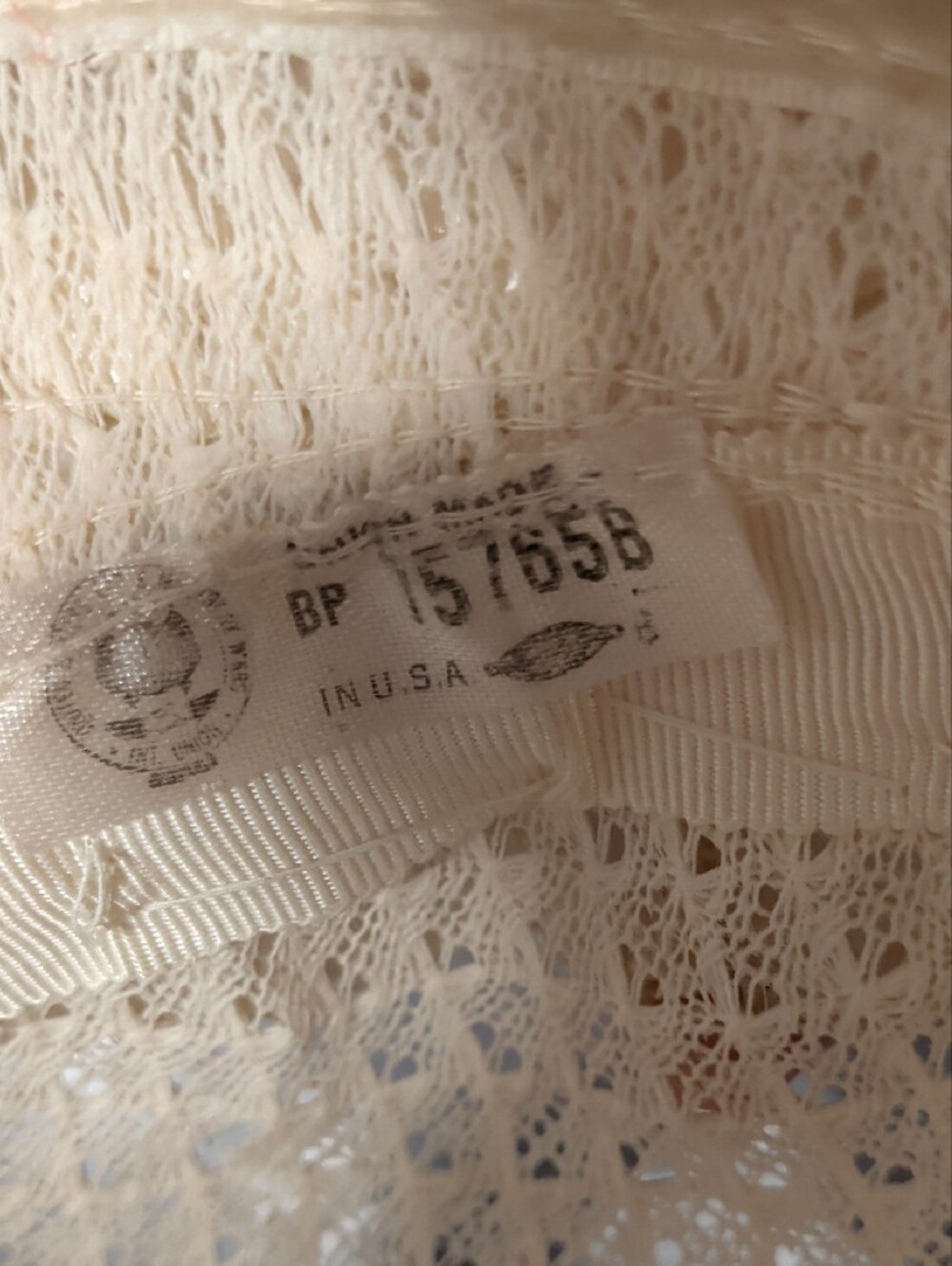 Vintage 60s Ivory Straw Cloche Hat Pink Floral Trim Mid Century Union Label - Picture 12 of 13